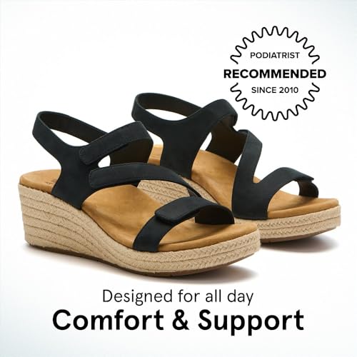 ABEO Riviera Adjustable Metatarsal Sandal | Arch Support Sandals Women's | Wedge Sandals For Women | Built-In Orthotic Insole2