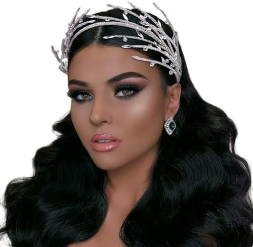 Porcelain Flower Headband Hairband Pearl Headpiece For Brides Women Headdress Headwear Wedding Hair Accessories Bridal Jewelry