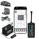 Brasilsat GPS – Rastreador Veicular GPS Veicular Com Aplicativo em Tempo Real No Celular E Instalação Rapida na bateria do carro. Carro Caminhao Moto Carro Eletrico