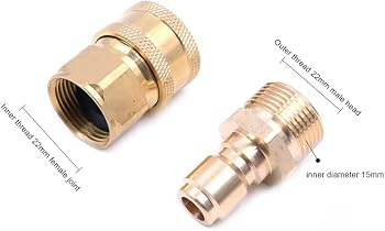 Nuzamas M22, Adapter mit Innen- und Außengewinde für 