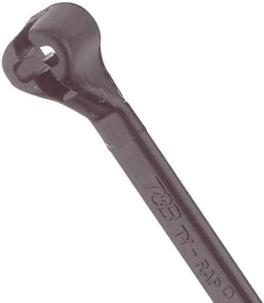 TY5234MX Cable Tie, UV Resistant Nylon, 18 lb, 14", Black