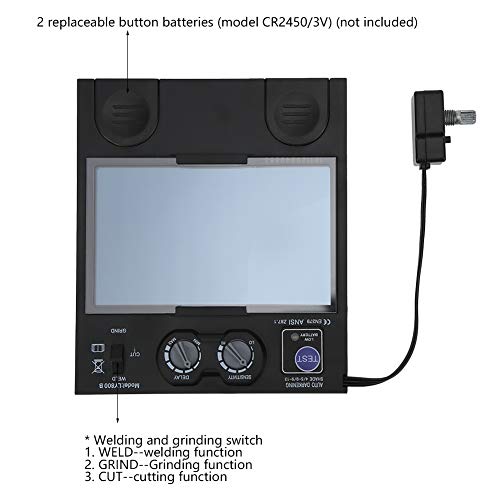 Filtro de Soldagem Com Escurecimento Automático Solar, Acessório de Cobertura de Lente Protetora par