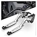 Produktbild Motorradzubehör CNC Verstellbare Ausziehbare Faltbare Bremskupplungshebel für Royal Enfield Himalayan 400 2021 (Color : BlackG)