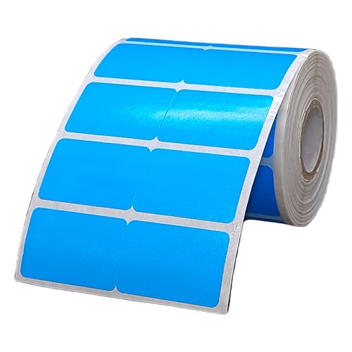 Image of 38 X 25 Self Adhesive Label (Blue) (Set of 50)