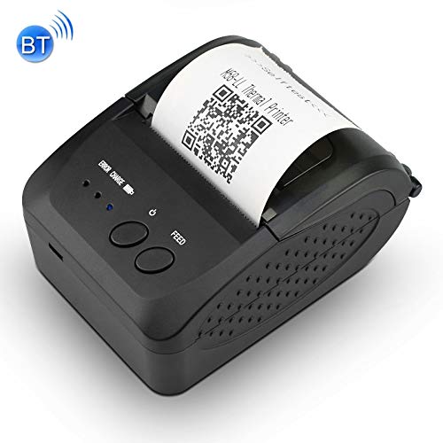Hanks' sklep przenośna termiczna drukarka paragonowa Bluetooth 58 mm, wsparcie ładowania skarbów, drukarka danych