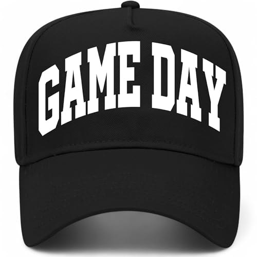 Game Day Collegiate Hat (US, Alpha, One Size, Black)
