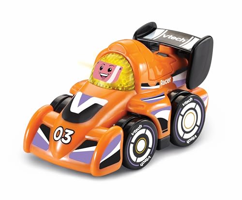 Image of VTech Toot-Toot Drivers V Racers Orange, Interactive Toddlers Toy, Pretend Play with Lights and Sounds, Gift For Ages 12 Months, 2, 3, 4+ Years, English Version