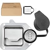 Loclink Combination Truck Tool Box Lock Replacement, 3 Digit Combination Lock Keyless Security Paddle Latch Pull Handle Flush Mount Lock for Trailer Toolbox RV Camper Motorhome Patrol Car