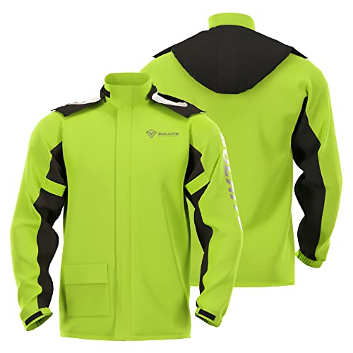 Taruor Fahrradbekleidung Herren, Fahrradjacke mit Fahrradhose 100% Wasserdicht und Atmungsaktiv im Frühjahr Herbst, Professionelle Regenjacke für Radfahren Angeln Bergsteigen - Image 8