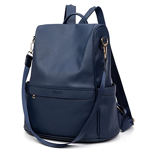 Image of CHERUTY Women Backpack Purse PU Leather Anti-theft Casual Shoulder Bag Fashion Ladies Satchel Bags