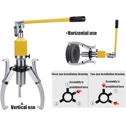Estrattore idraulico resistente per ingranaggi 10T, separatore di cuscinetti 3 in 1 e pompa per cuscinetti ruota e ingranaggi