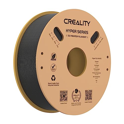 CIADAZ Creality Hyper PLA Filament 1,75 mm Alta fluidez Material de impressão 3D de alta velocidade