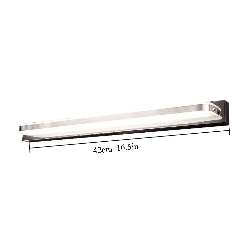 Lampada da toeletta Moderna a LED, Illuminazione Interna per Bagno Impermeabile IP44 4000K, Specchio per Trucco, Illuminazione per armadietti, Luce da Parete, Calda, 20,5 Pollici 8