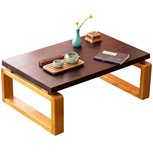 Table basse zen compacte pour optimiser une baie vitrée sans encombrer