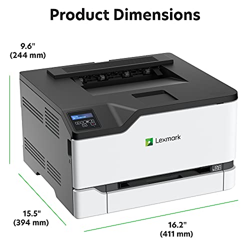 Lexmark C3326Dw Color Laser Printer With Ethernet, Mobile-Friendly, Wireless Office Printer With Automatic Two-Sided Printing (3-Series) #TOP4