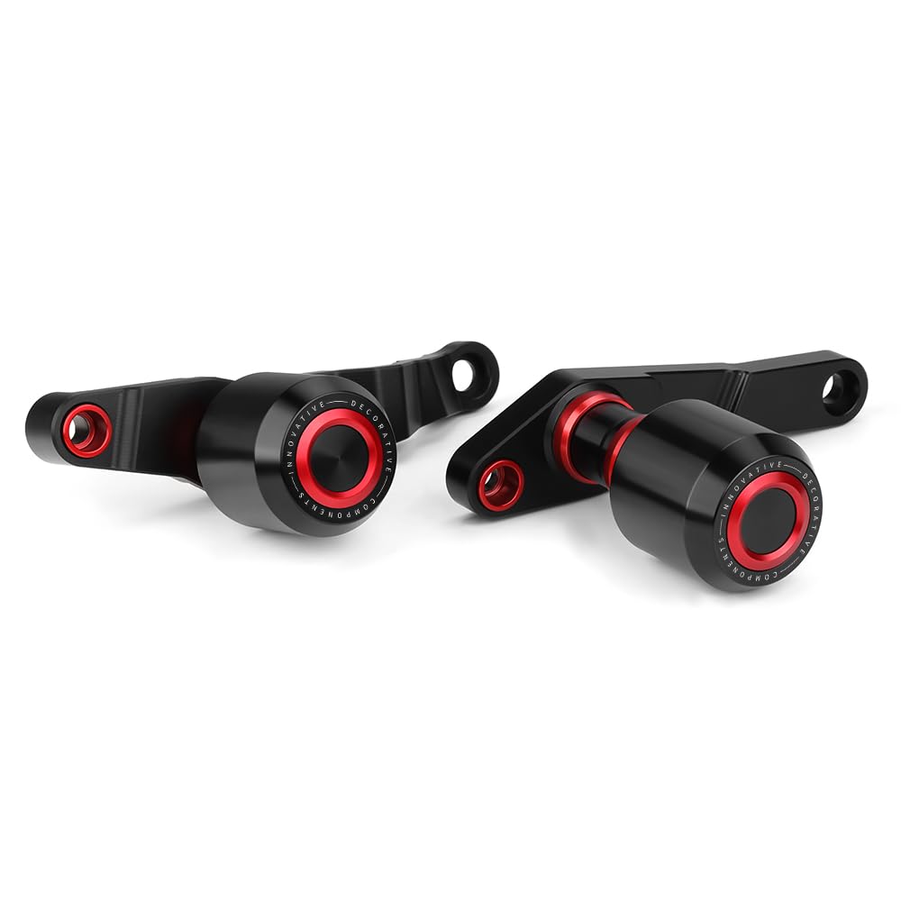 Modeer Motorrad Sturzpads Kompatibel mit H.onda CB650R / E-Clutch 2024 2025 | CBR650R / E-Clutch 2024 2025 Antikollision Rahmen Slider Sturzschutz Crashpads zubehör (rot)