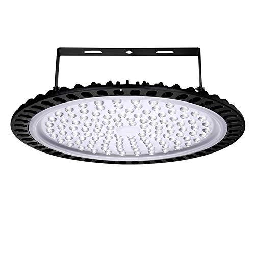 500W UFO LED High Bay Light lamp Factory Warehouse Industrial Lighting 40000 Lumen 6000-6500K IP65 Warehouse LED Lights Commercial Bay Lighting for Garage Factory Workshop Gym (500W, 4 PCS)