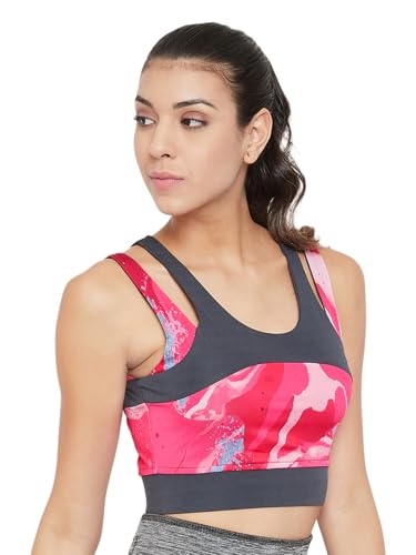 Image of Clovia Women Medium-Impact Sports Bra- Padded