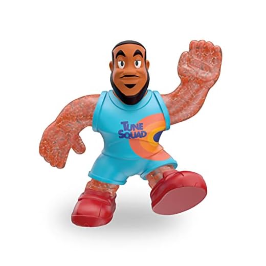 Moose Toys Heroes of Goo JIT Zu – Space Jam: A New Legacy - 5" Stretchy Goo Filled Action Figure - Lebron James