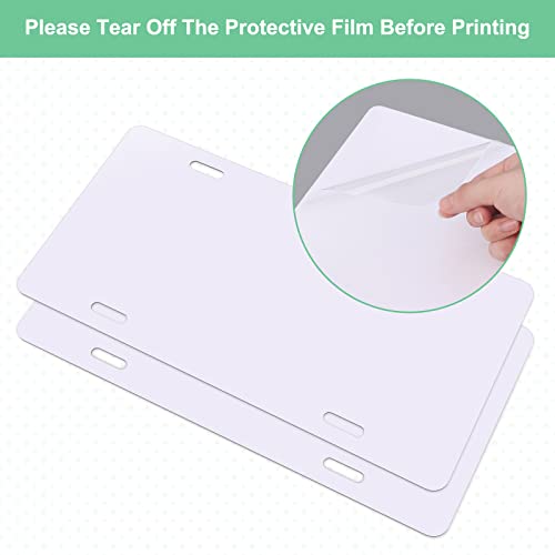 Sublimation d'image facile sur plaque d'immatriculation en alu - 5