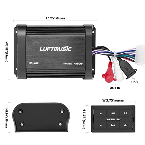 Luftmusic Bluetooth Marine Amplifier