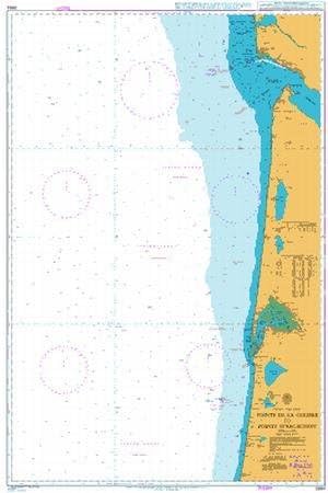 UKHO BA Chart 2664: France â€“ West Coast, Pointe de la Coubre to Pointe d'Arcachon
