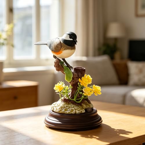 Simulation Voix Petit Oiseau jouet interactif sonore et peluche chat