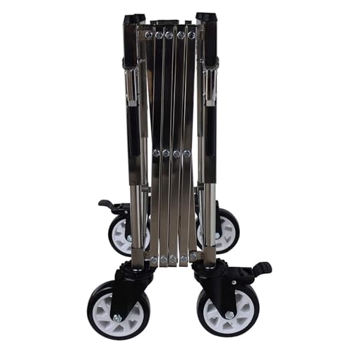 Generico Carrello da Campeggio Pieghevole, Carrello da Campeggio Portatile, Carrello Pieghevole per Spiaggia, Giardino Esterno, Picnic, Carrello per barella funebre - Porta bara Pieghevole in Lega di