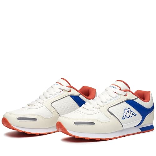 Kappa Unisex Logo Voghera 5 Walking-Schuh, White Blue Royal, 41 EU