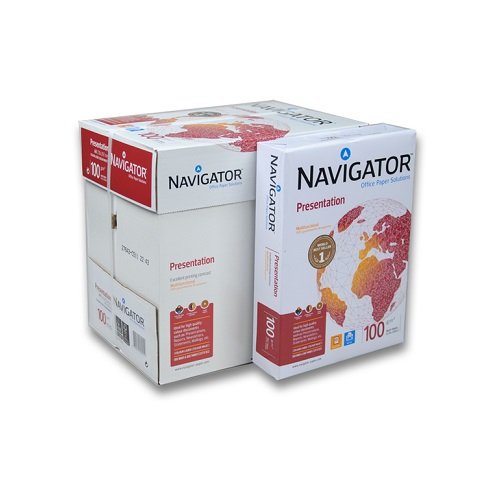 Caja 2500 Folios Navigator Presentation 5x Paquete 500 hojas 100 g m² A4 Premiun