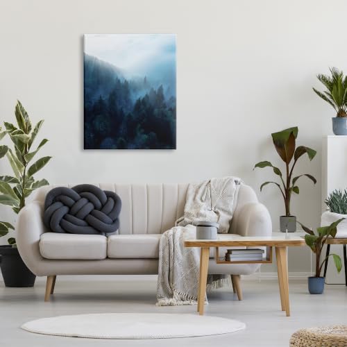 Daylight Pine Forest Landscape, 30 x 40 Inch Canvas Wall Art - image 3