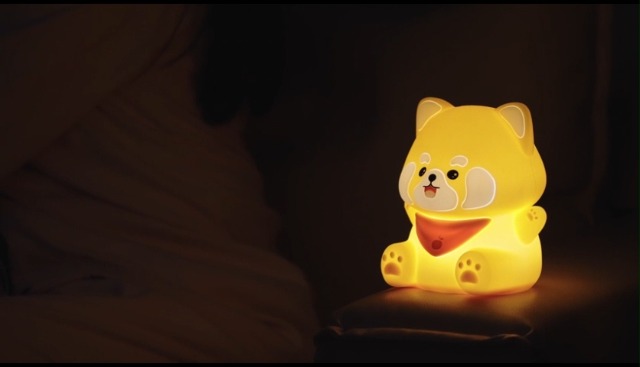 Image of Rytinazzz Silicone Night Light for Kids, 50H Long Battery Red Panda Lamp, Cozy Gift Light for Kids, Soft Dimmable Bedside Light, Rechargeable Tap Control