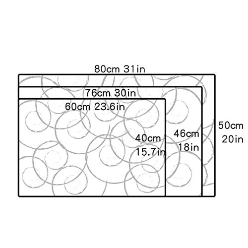 Libaoge Painted Fence Welcome Printed Flocked Welcome Indoor Doormat,Bath Mat Entrance Doormat 18X30In #TOP5