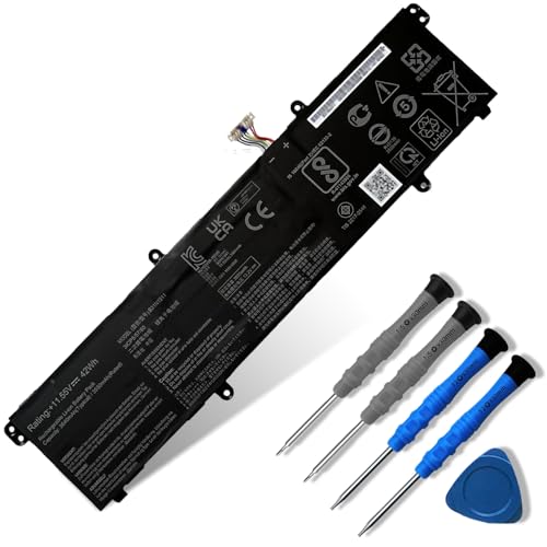 Image of 42Wh B31N1911 Battery Replacement for ASUS VivoBook Flip 14 TM420IA M413 M413DA TM420IA F413 K413 X413 Series Laptop C31N1911 0B200-03580000 0B200-03750000 B0B200-03580300 11.55V 3640mAh