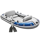 🚤 【Kayak de material de PVC grueso】: El casco está hecho de nuevos materiales ecológicos, revestimiento de doble cara, súper protección. El kayak está diseñado con cinturones anticolisión a su alrededor, con protección de casco de 360 ​​°. Incluso si golpea una piedra durante la conducción, no se dañará.
