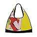 TIZORAX Pop Art Mujer con Megaphone Bolsa de viaje Duffel Deportes Gimnasio Bolsa de hombro