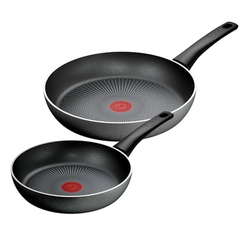 Tefal C3109122 - Juego de 2 sartenes de 22 y 28 cm Easy Expert para todo tipo de fuegos e inducción