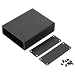 Produktbild Elektronische Anschlussdose Aluminium Schwarz Elektrische Boxen Wasserdichte elektronische Projektbox für DIY-Elektronikprojekte, Instrumentengehäuse, Netzteile 1,1 × 3,2 × 3,9 Zoll (27 × 82 × 100 mm)
