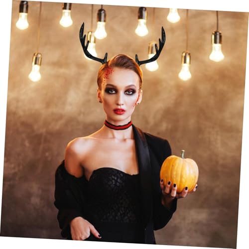 Cornes de cerf légères en plastique pour fabriquer un serre-tête de cosplay confortable - 6