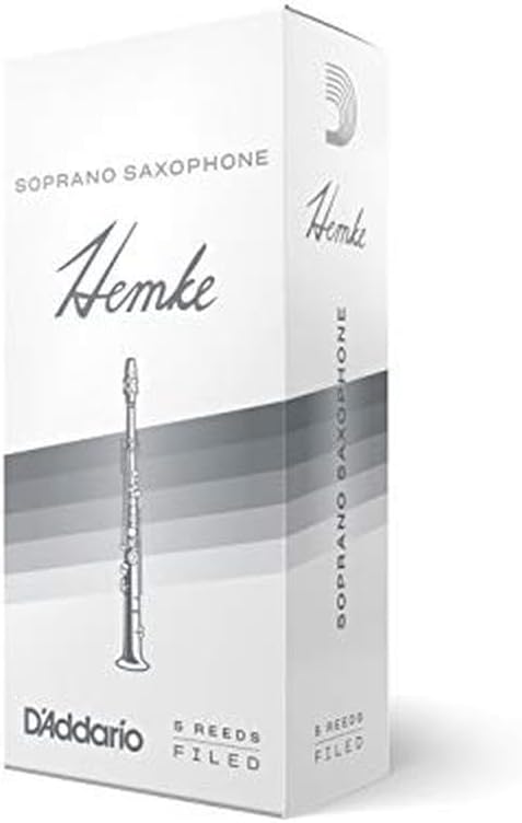 Rico Hemke 2.5 Strength Reeds for Soprano Sax (Pack of 5)