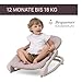 Chicco Wippe Magia 2-in-1: Babywippe und erster Sitz bis 18 kg, Spielbügel mit Holzelementen, Mini-Sitzverkleinerer inklusive, Schaukel- oder feste Position und verstellbare Rückenlehne
