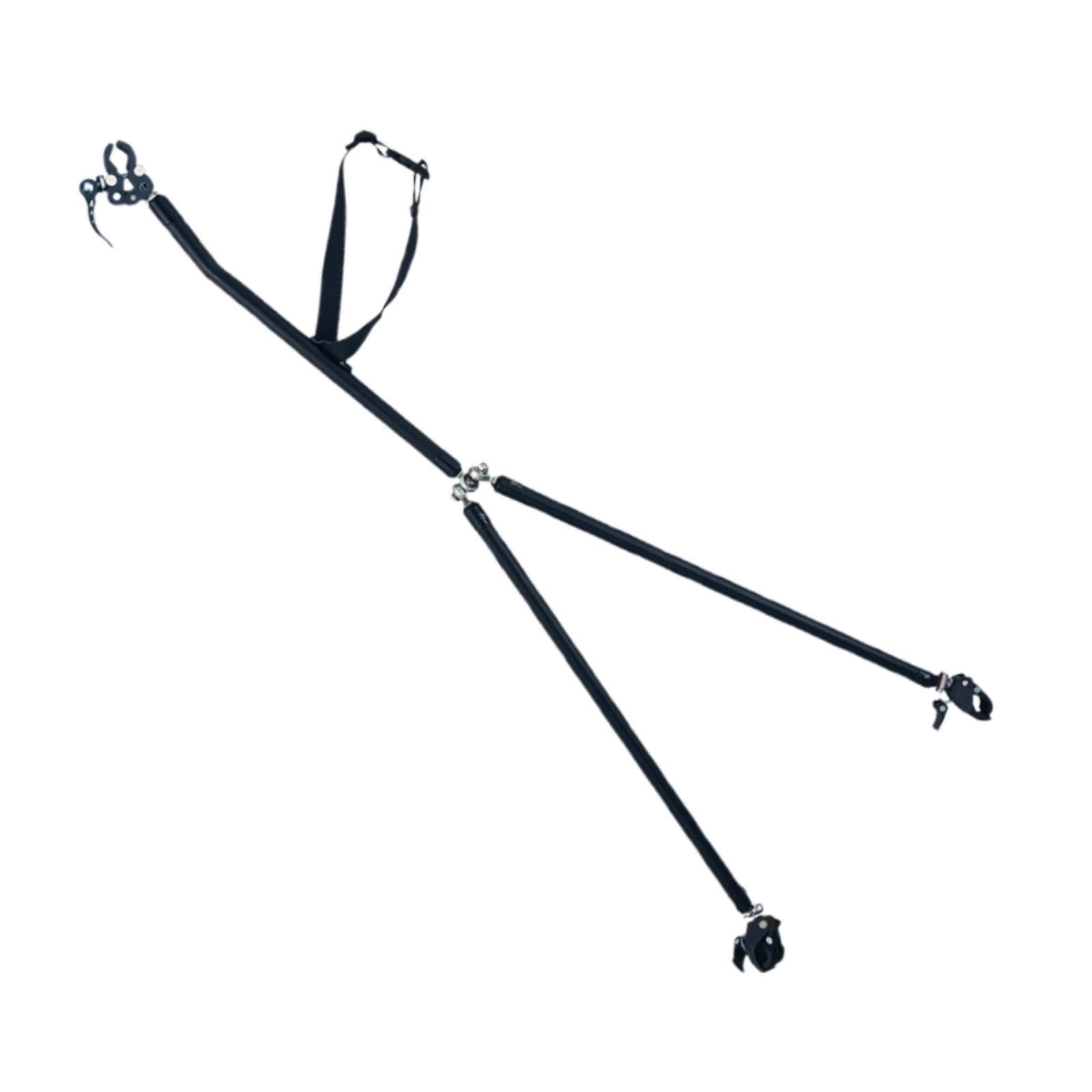 Colaxi Bicycle Trailer Rod Bike Trailer Hitch Parts Bike Trailer Connecting Rod Bike Trailer Connector for Traveling Folding Bicycle