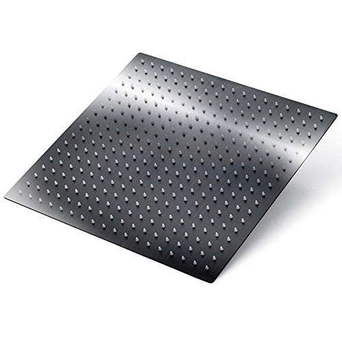 One-Day Sale: Up to 60% Off SITAFL 16 inch Large High Pressure Rainfall Shower Head, Stainless Steel for Matte Black Surface, Easy Tool Free Installation, Full Body Coverage, The Perfect Ceiling Shower head for Bathroom