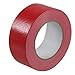 GTSE Nastro adesivo rosso, 48 mm x 50 m, nastro adesivo resistente impermeabile per rattoppo, sigillatura, fissaggio cavi ed etichettatura, nastro resistente, un rotolo