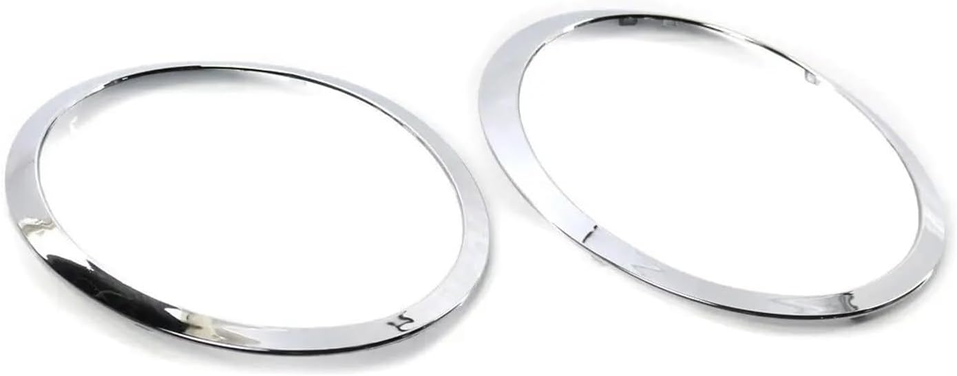 Car Headlight Head Tail Light Rear Lamps Frame Rings Cover Stickers Compatible with Mini Cooper R Series R53 R55 R56 R57 R58 R59 R60 R61(2pcs Headlight Trims)