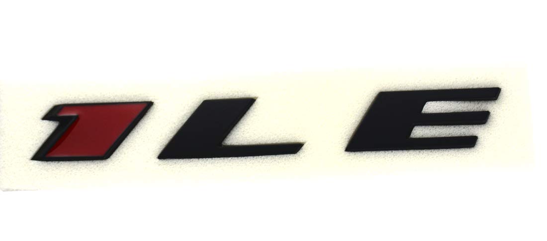 Aimoll 1LE Emblem Badge Letter Rear Side Replacement for