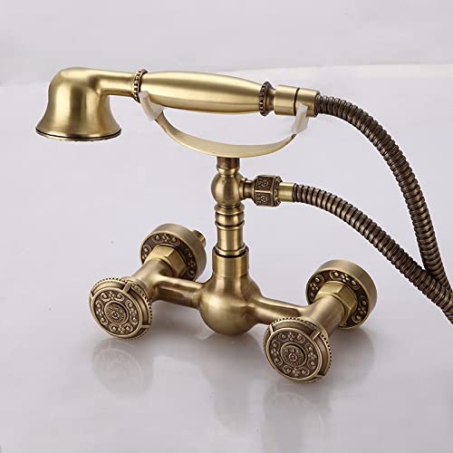 Robinet de douche en laiton contre la rouille avec mitigeur eau chaude froide