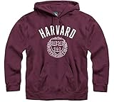 Ivysport Harvard University Hooded Sweatshirt, Heritage, Crimson, Medium