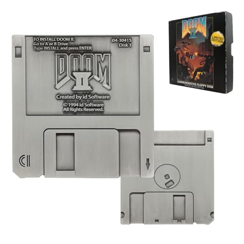 FaNaTtik Doom II - Floppy Disk in metallo, edizione limitata