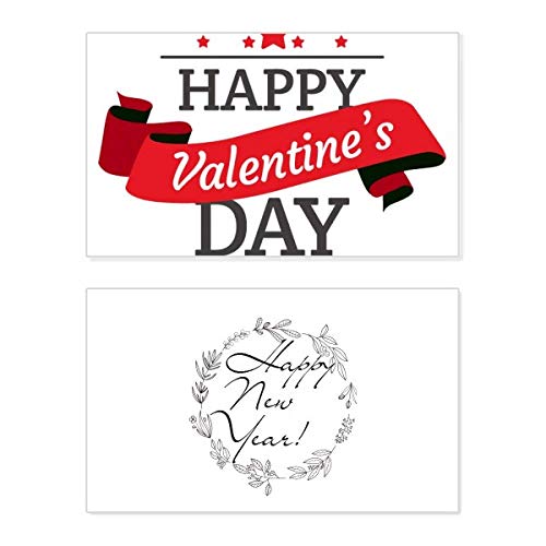 Tarjeta de felicitación de San Valentín ideal para regalos de aniversario y año nuevo